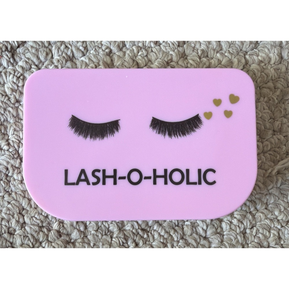Sassy + Chic Eyelash Travel Case w Mirror Pink - Lash-O-Holic